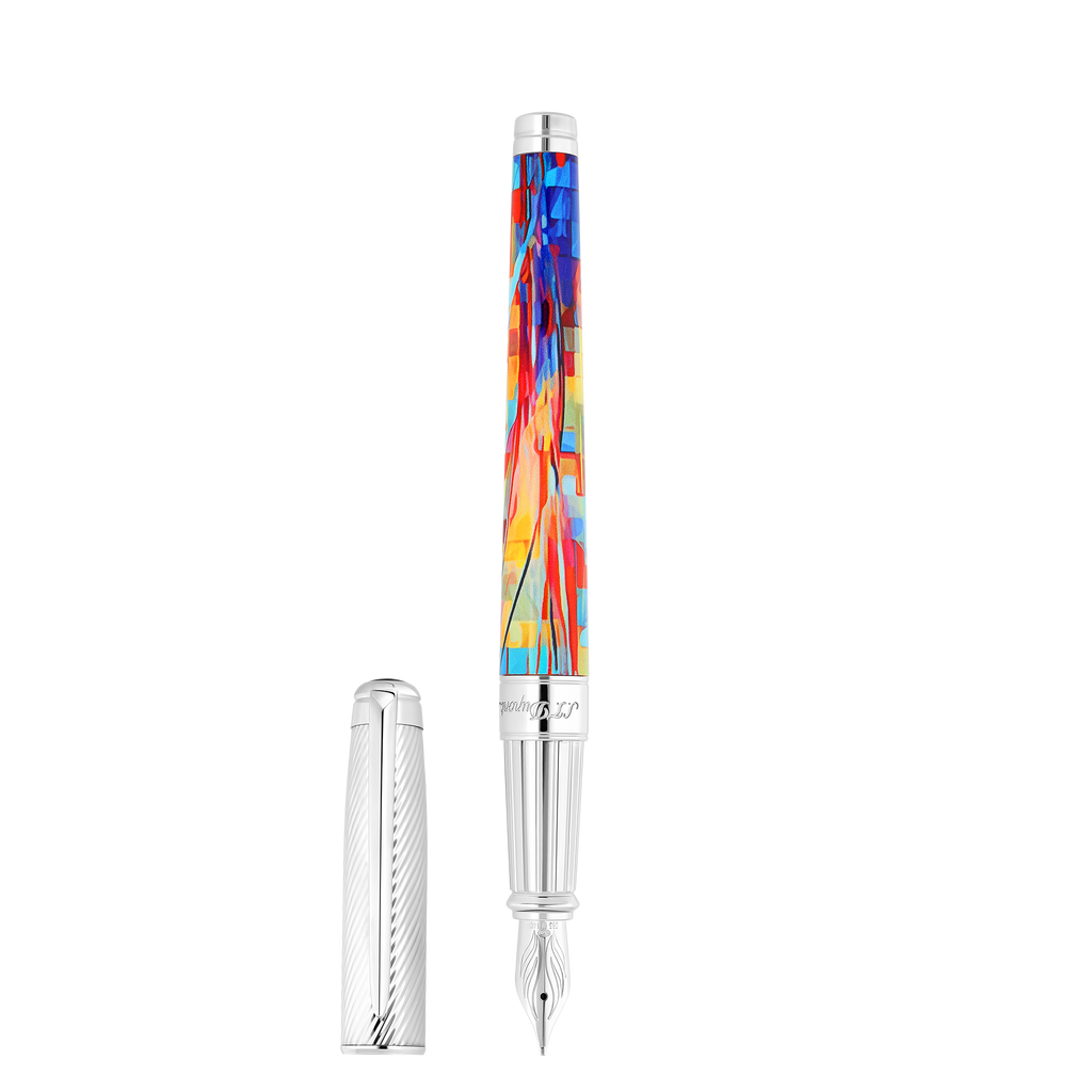 Penna Stilografica Grande Graffiti multicolore