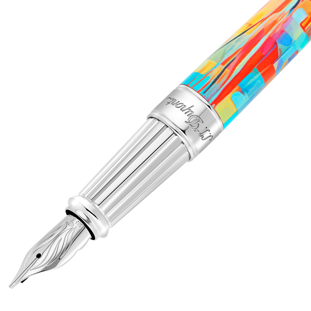 Penna Stilografica Grande Graffiti multicolore