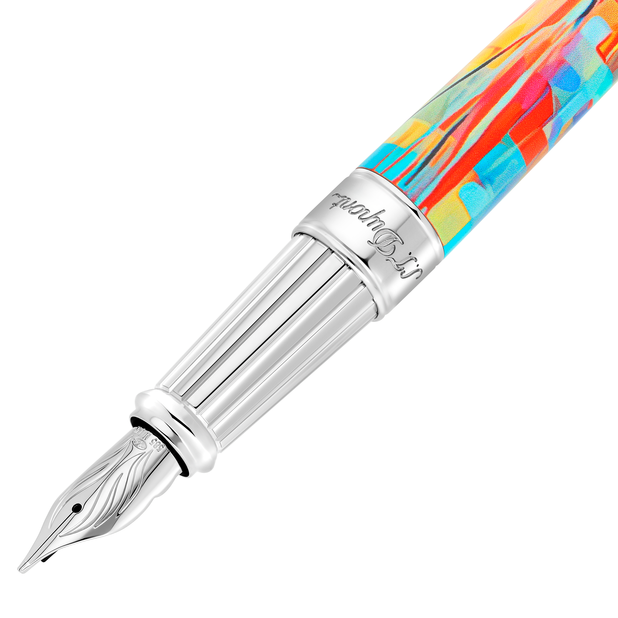 Penna Stilografica Grande Graffiti multicolore