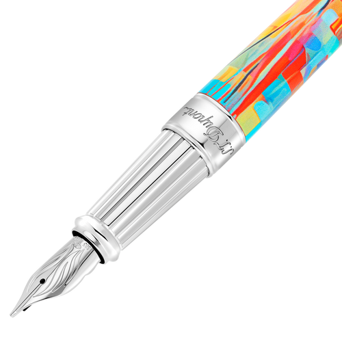 Penna Stilografica Grande Graffiti multicolore
