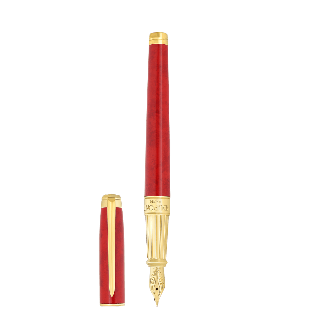 Penna stilografica grande Savoir-Faire Popote rossa