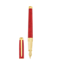 Penna stilografica grande Savoir-Faire Popote rossa