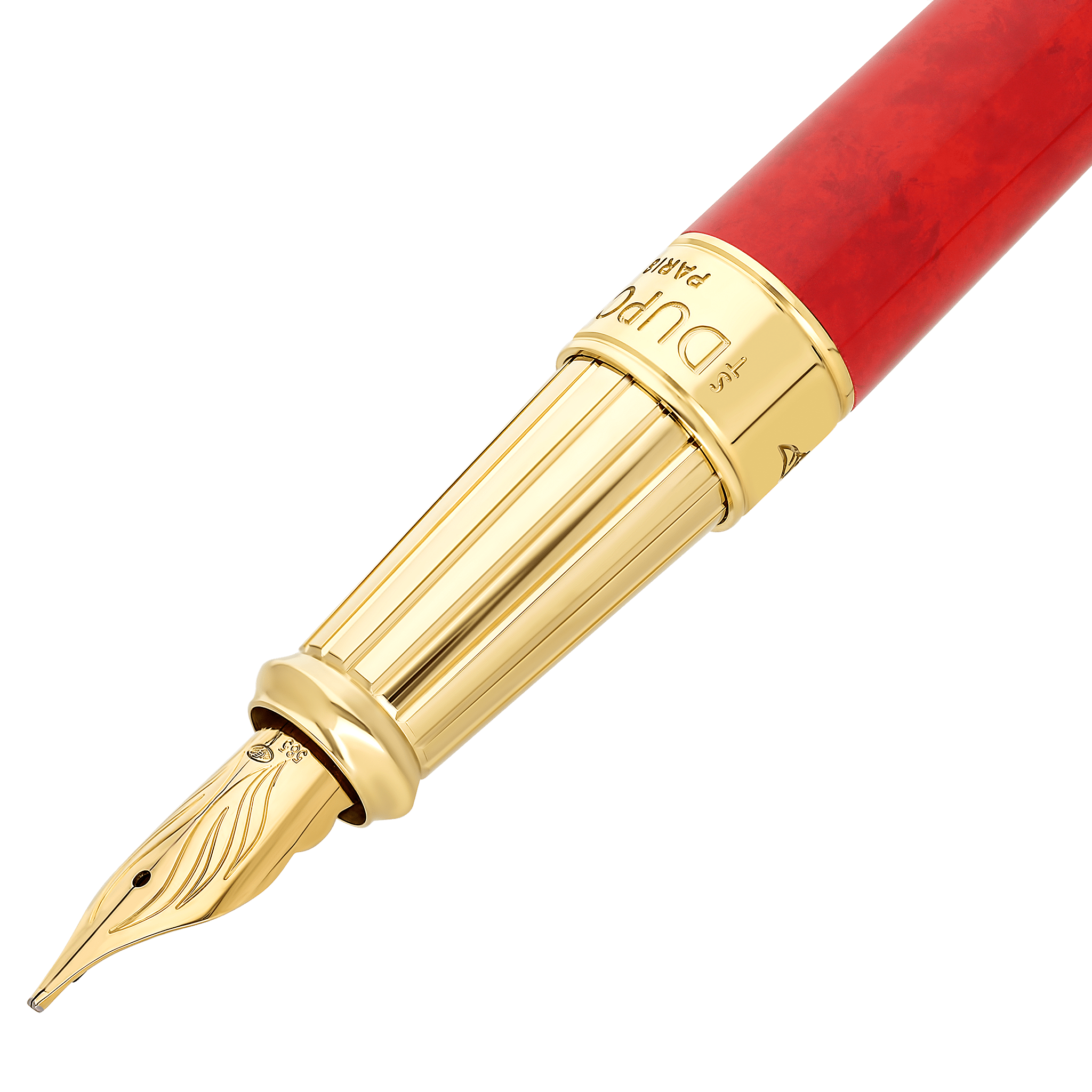 Penna stilografica grande Savoir-Faire Popote rossa