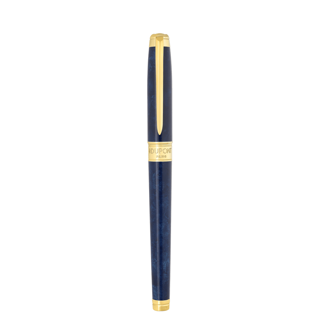 Penna stilografica grande Savoir-Faire Popote blu