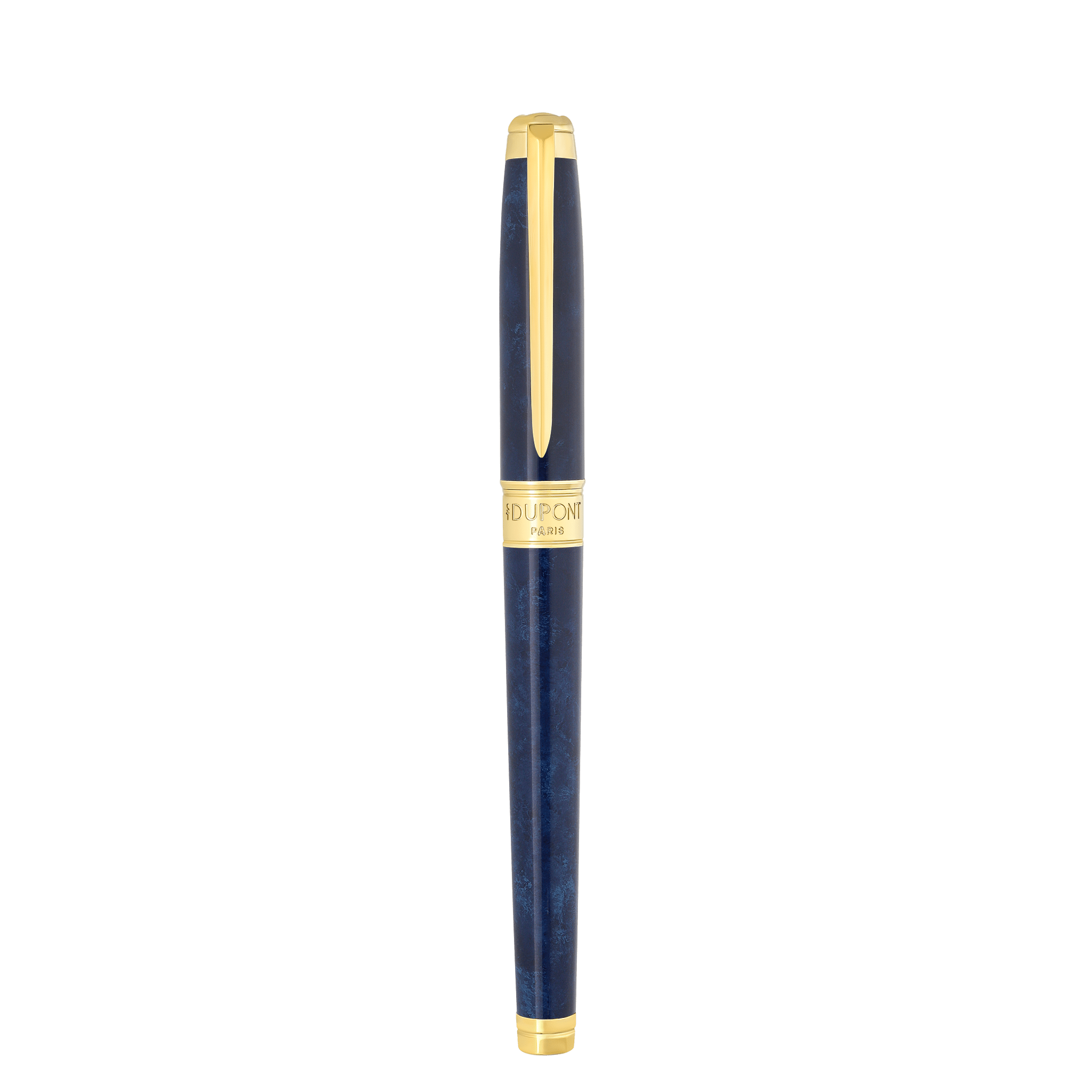 Penna stilografica grande Savoir-Faire Popote blu