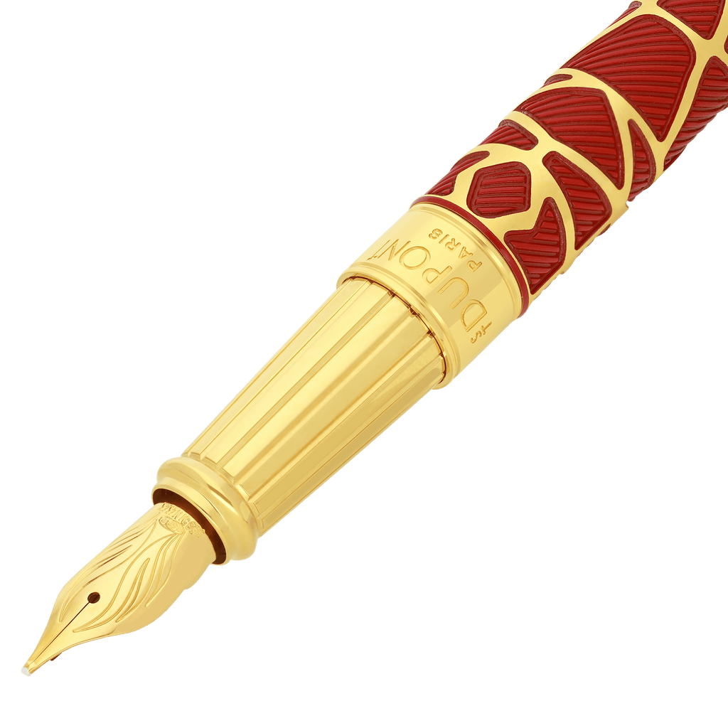 Penna stilografica grande Orlinski rossa