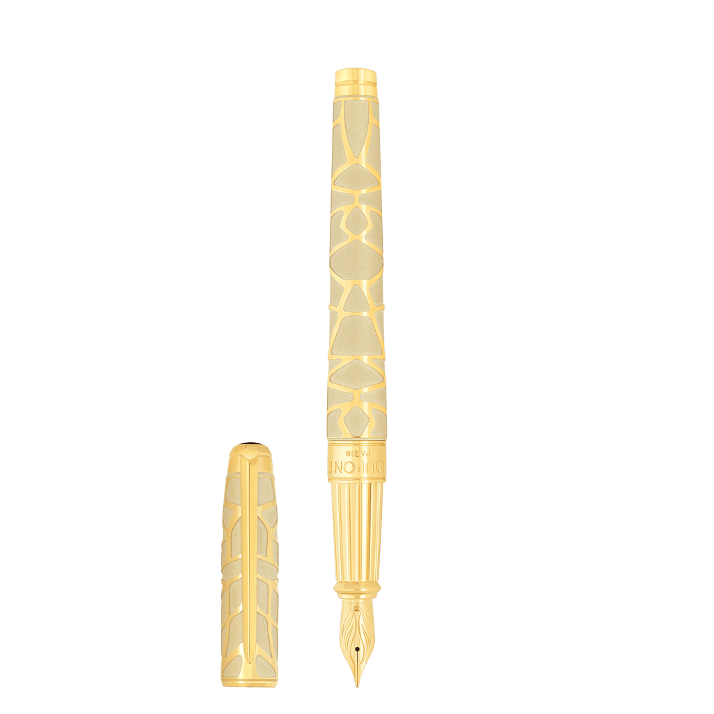 Penna stilografica grande Orlinski oro