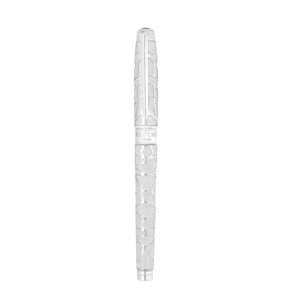 Penna stilografica grande Orlinski argento