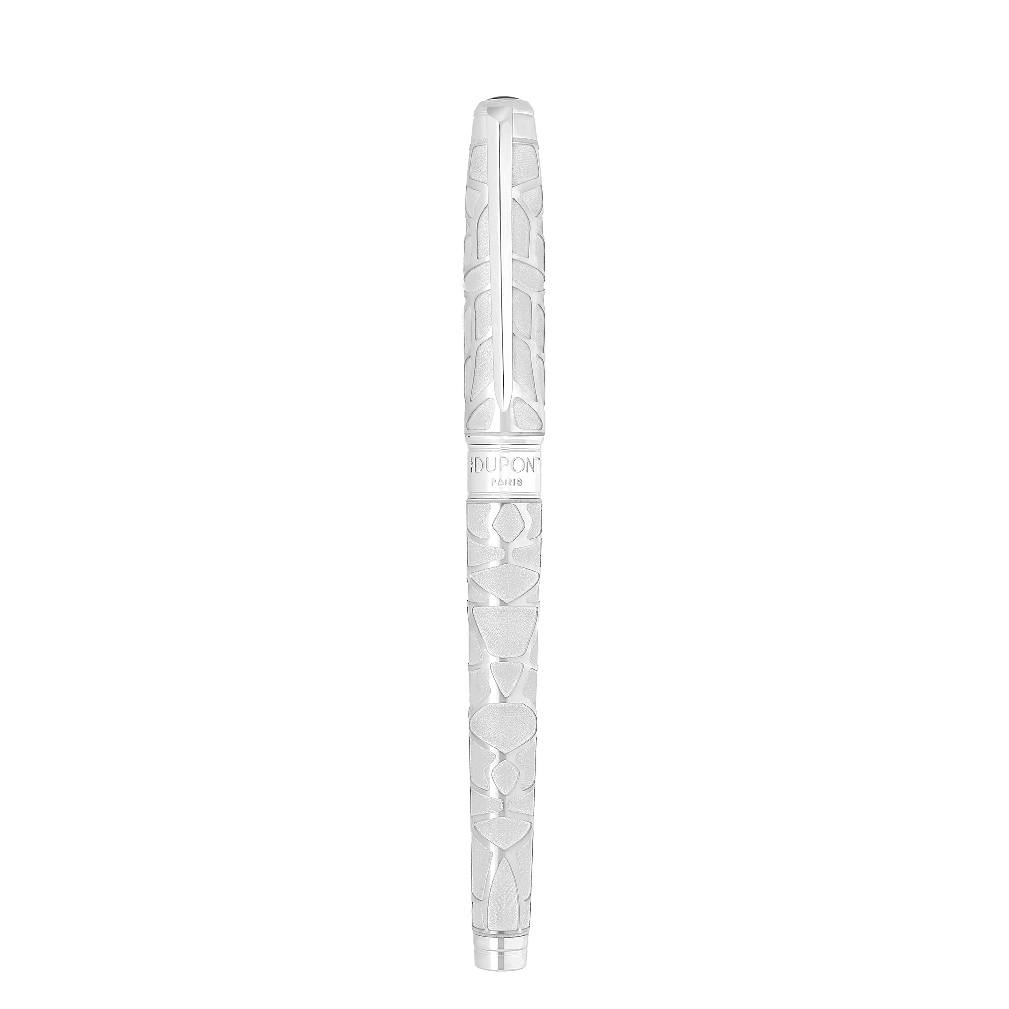 Penna stilografica grande Orlinski argento