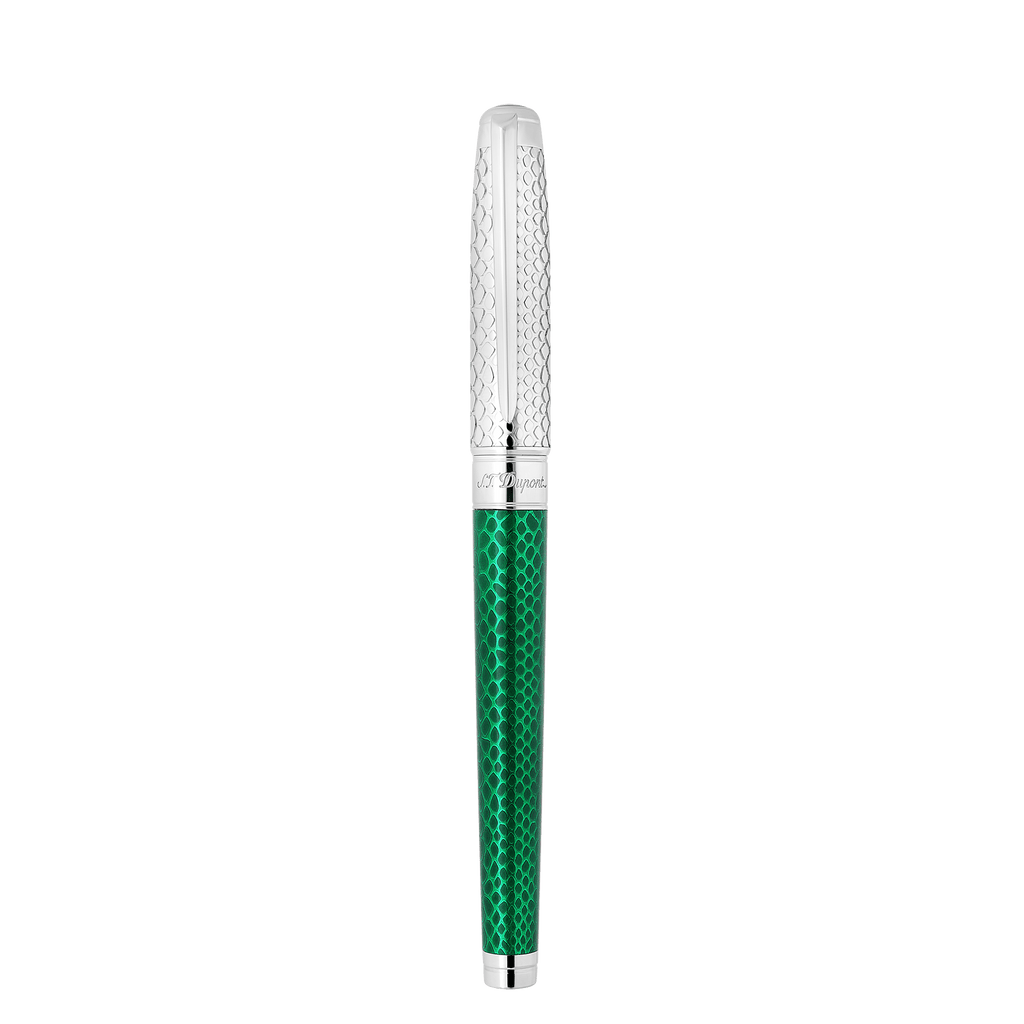Penna roller grande a serpente verde