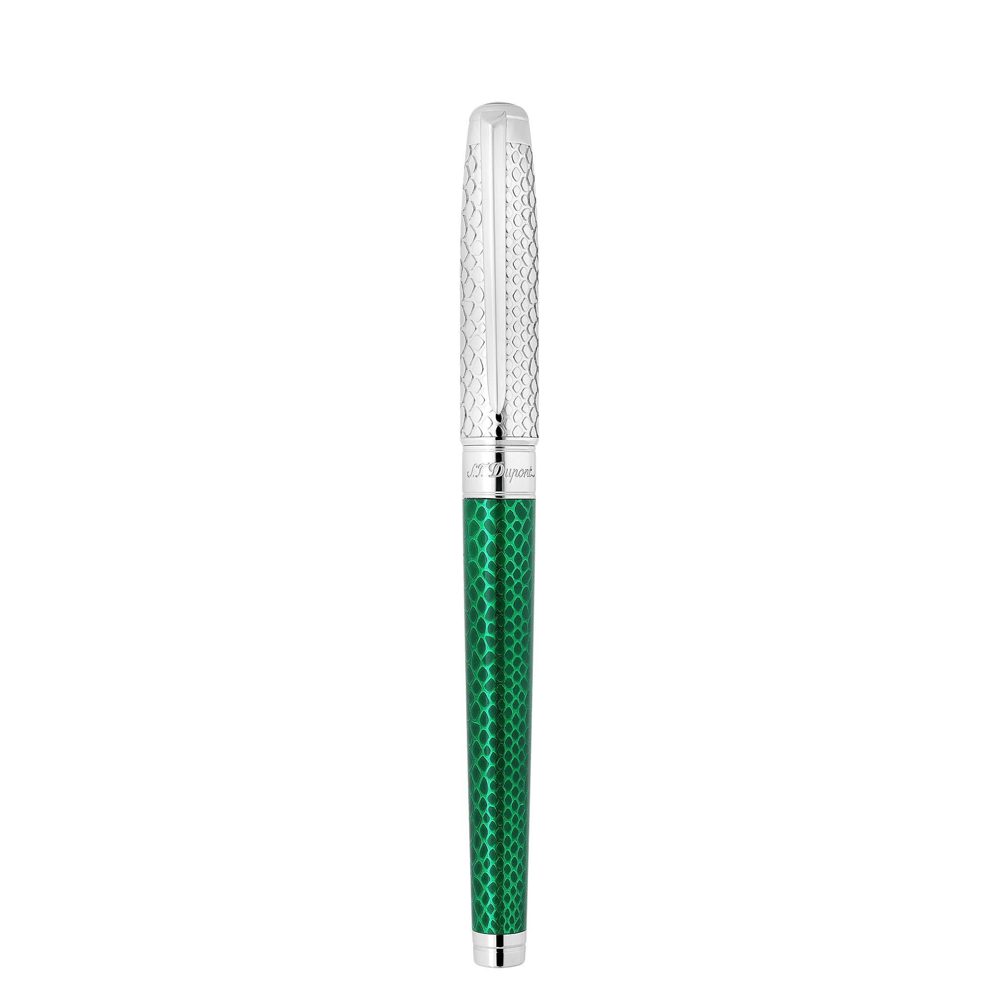 Penna roller grande a serpente verde