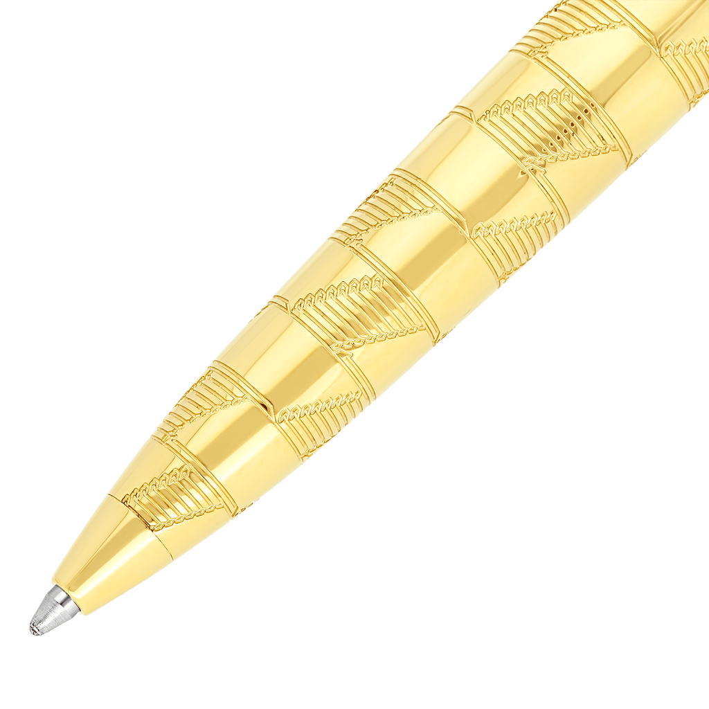 Penna a sfera grande Monogram 1872 dorata