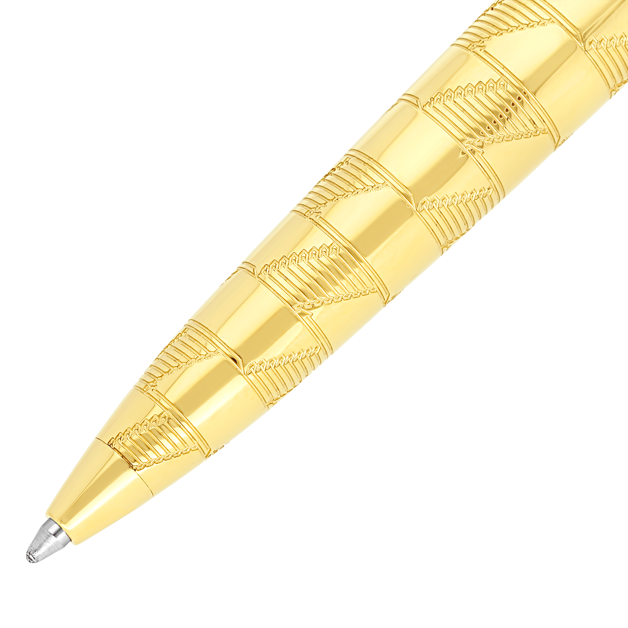 Penna a sfera grande Monogram 1872 dorata
