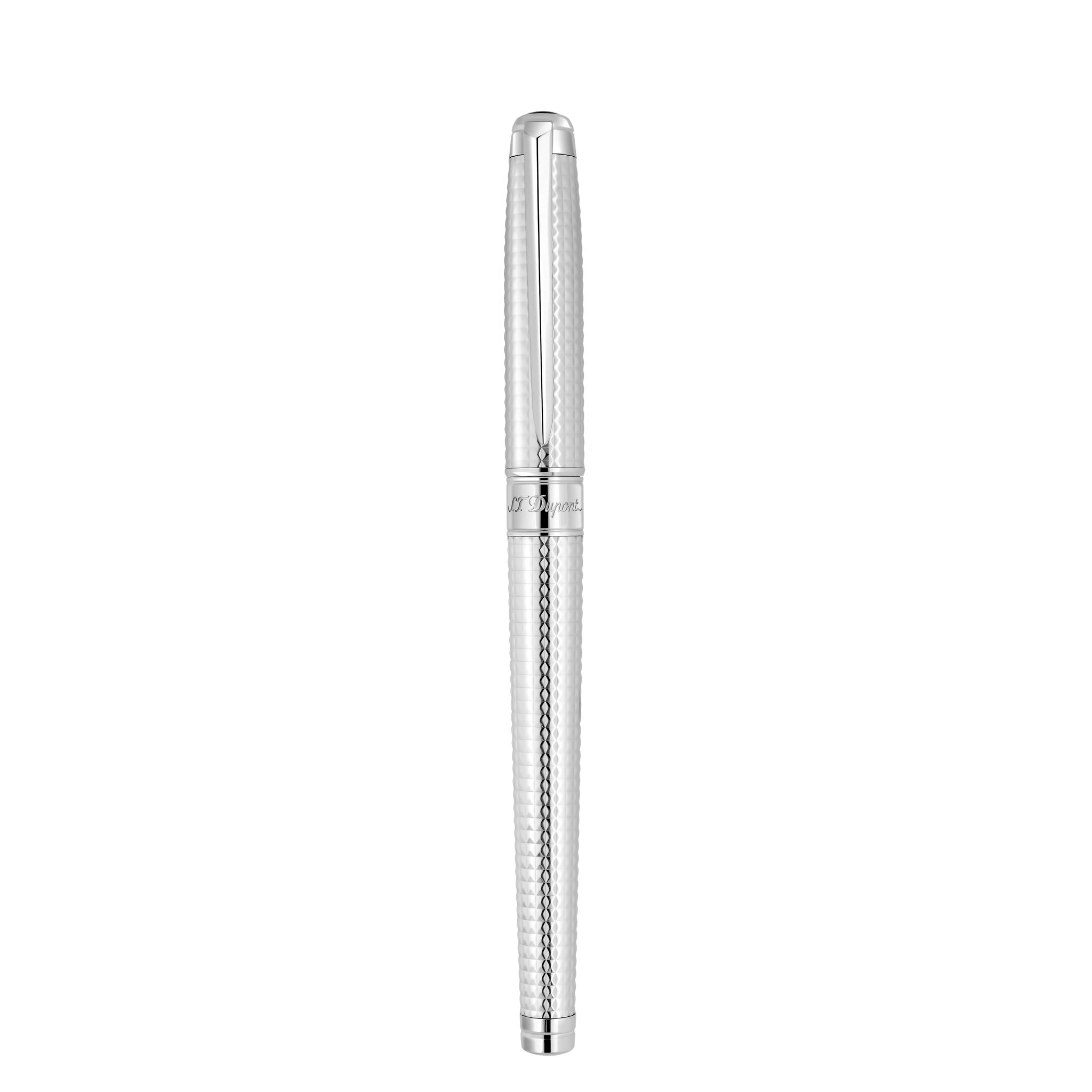 Penna stilografica Media argento