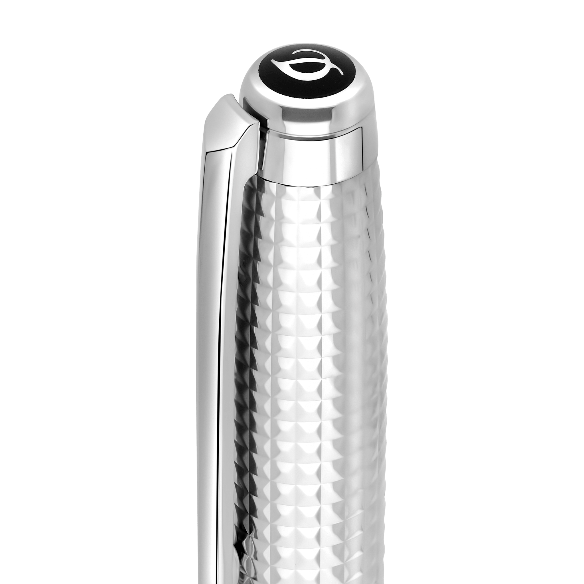 Penna stilografica Media argento