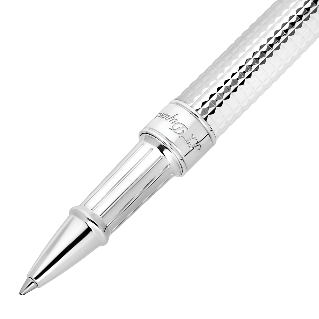Penna roller media color argento